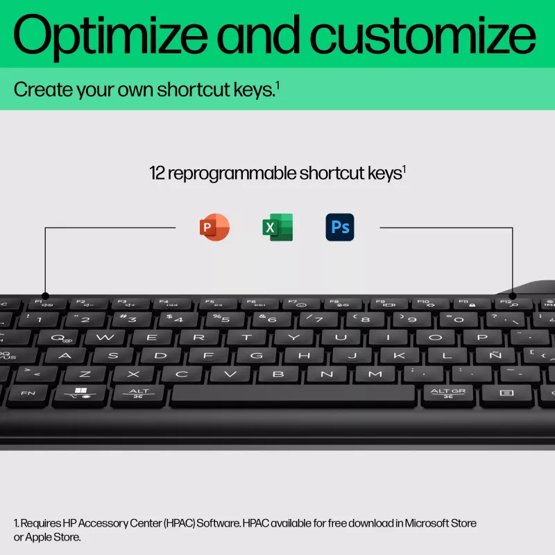 Keyboard HP 460 Multi-Device Bluetooth Wireless