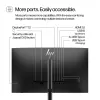 HP Series 5 Pro 23.8 inch FHD Monitor - 524pf, 60.5 cm (23.8 inch), Full HD, LCD, 5 ms, Black