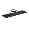 HP Wired Desktop 320K Keyboard Full-size USB Membrane Black