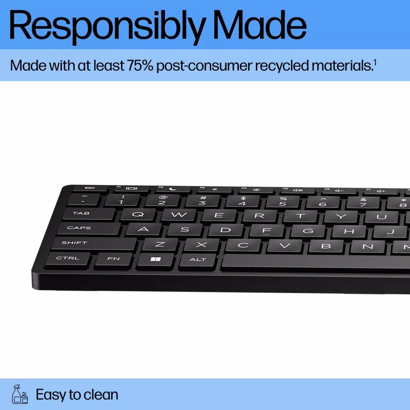 HP Wired Desktop 320K Keyboard Full-size USB Membrane Black
