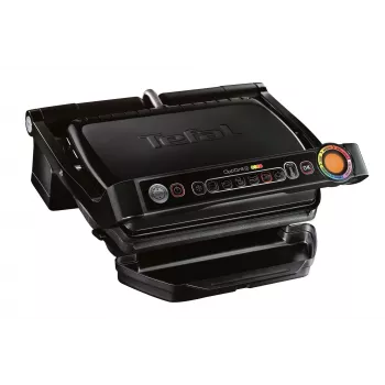 Contact Grill Tefal GC7148 — 2000W, stainless steel housing, rectangular, adjustable thermostat, grid top surface, 365×365×175 mm
