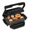 Contact Grill Tefal GC7148 — 2000W, stainless steel housing, rectangular, adjustable thermostat, grid top surface, 365×365×175 mm