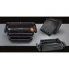 Contact Grill Tefal GC7148 — 2000W, stainless steel housing, rectangular, adjustable thermostat, grid top surface, 365×365×175 mm