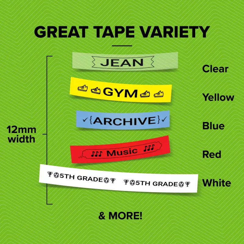 DYMO LetraTag LT-100H Handheld Label Maker | ABC Keyboard Label Printer with Easy-to-Use13 Character LCD Screen | for Home or Office | Blue
