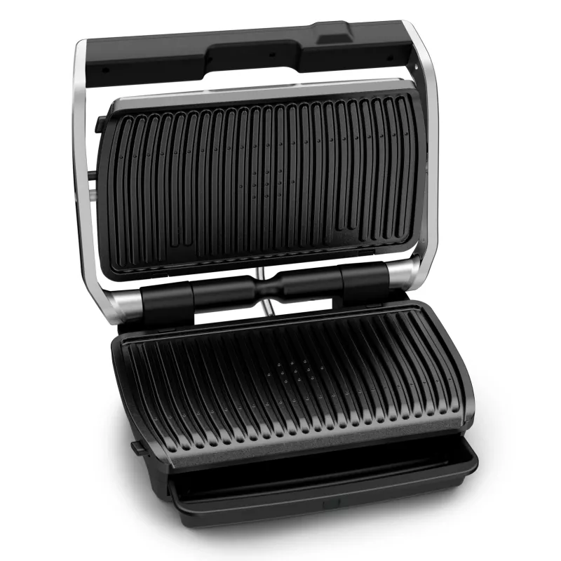 Contact grill Tefal OptiGrill Elite XL GC760D — stainless steel, 800 cm² surface, 2200 W