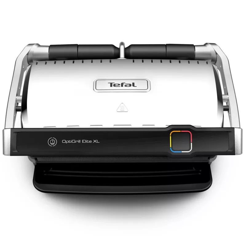 Contact grill Tefal OptiGrill Elite XL GC760D — stainless steel, 800 cm² surface, 2200 W