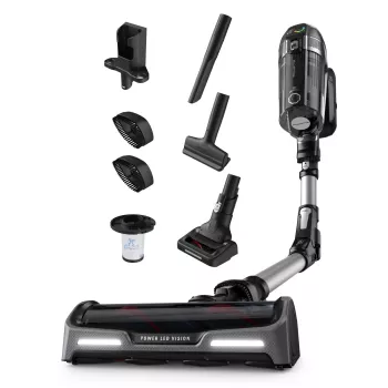 Rowenta X-Force RH9958 2-in-1 stick vacuum Battery Dry HEPA Bagless 0.9 L Black, Grey