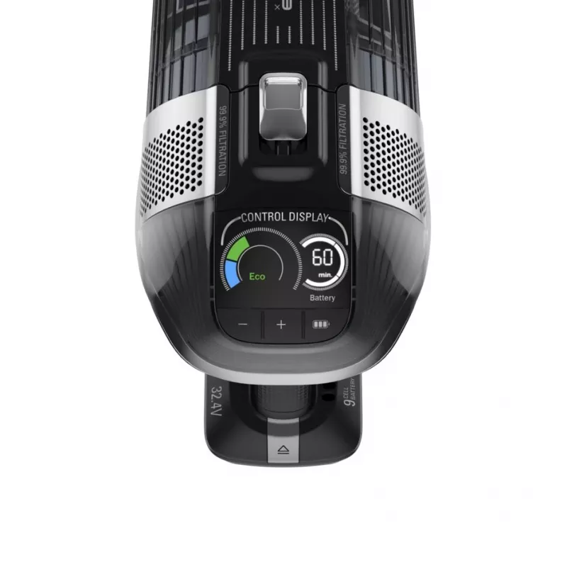 Rowenta X-Force RH9958 2-in-1 stick vacuum Battery Dry HEPA Bagless 0.9 L Black, Grey