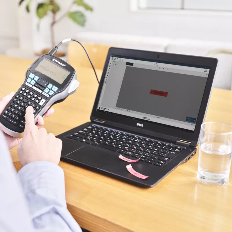 DYMO LabelManager 420P Label Maker | High Performance Rechargeable Portable Label Printer | Computer Connection | Print BarcodesLogos & Graphics