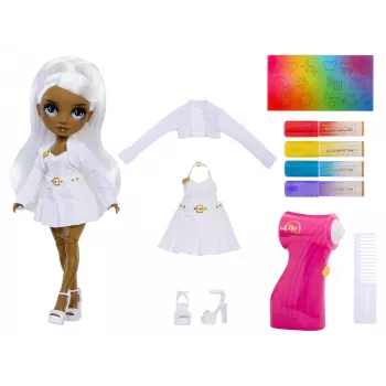 Rainbow High Air Brush & Create Fashion Dolls - Grey Eyes, Fashion doll, Female, 4 yr(s), Boy/Girl, Multicolour
