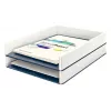 Leitz Letter Tray WOW Dual Colour, Plastic, Metallic, White, A4, 267 mm, 336 mm, 49 mm