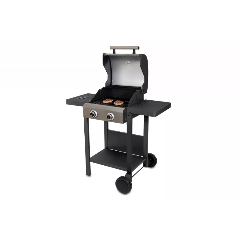 Unold 58595 Barbecue Grill-Wagen BUDDY Cart Electric Black, Stainless steel 2600 W