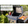 Unold 58595 Barbecue Grill-Wagen BUDDY Cart Electric Black, Stainless steel 2600 W