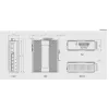 LevelOne 6-Port Gigabit Industrial Switch, 1 x SFP, 1 x SFP/RJ45 Combo, -40°C to 75°C, DIN-Rail