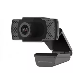 Conceptronic AMDIS 1080P Full HD Webcam with Microphone, 2 MP, 1920 x 1080 pixels, Full HD, 30 fps, 1280x720@30fps, 1920x1080@30fps, M-JPEG, YUV