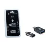 Conceptronic DONN04G USB-C to USB A/MicroB OTG Adapter 2-Pack, 10Gbps (C-A), 480Mbps (C-MicroUSB)