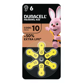 Zinc Air Button Cell Battery Duracell 1.45 V model 397888 (Type 10)