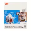 Respirator 3M 6000 Series L, half-face reusable respirator, size L, grey