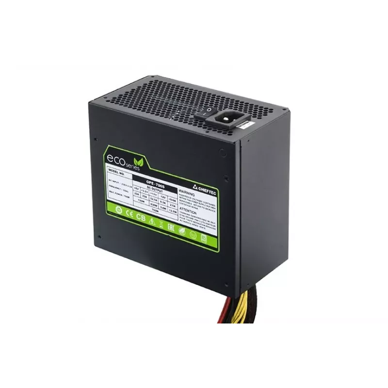 Power Supply Chieftec GPE-700S 700W, 24-pin ATX, PS/2, Black
