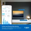 Smart plug TP‑Link Tapo Mini P110M — Wi‑Fi/Bluetooth indoor smart socket, 16 A, 100–240 V, 3680 W, white