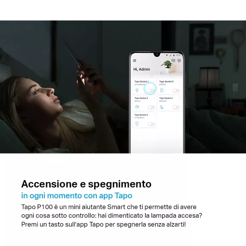 TP-LINK Tapo P100 smart plug White 2300 W