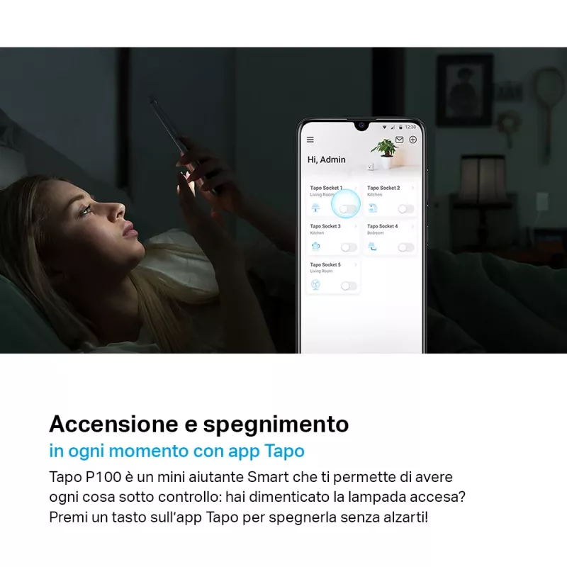 TP-LINK Tapo P100 smart plug White 2300 W