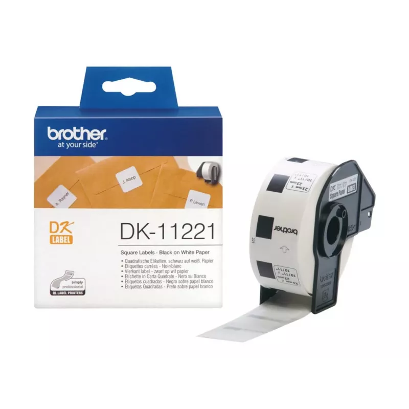 Square Paper Label Brother DK11221