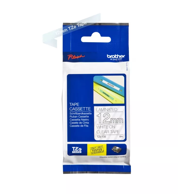 Laminated tape 12mm Brother TZe135