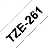 Brother TZe261 - Laminiertes Band - Schwarz auf Weiß - Rolle (3,6 cm) - 1 Rolle(n) (TZE261)