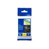 Laminated tape Brother TZe345 18mm White on Black
