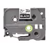 Laminated tape Brother TZe345 18mm White on Black