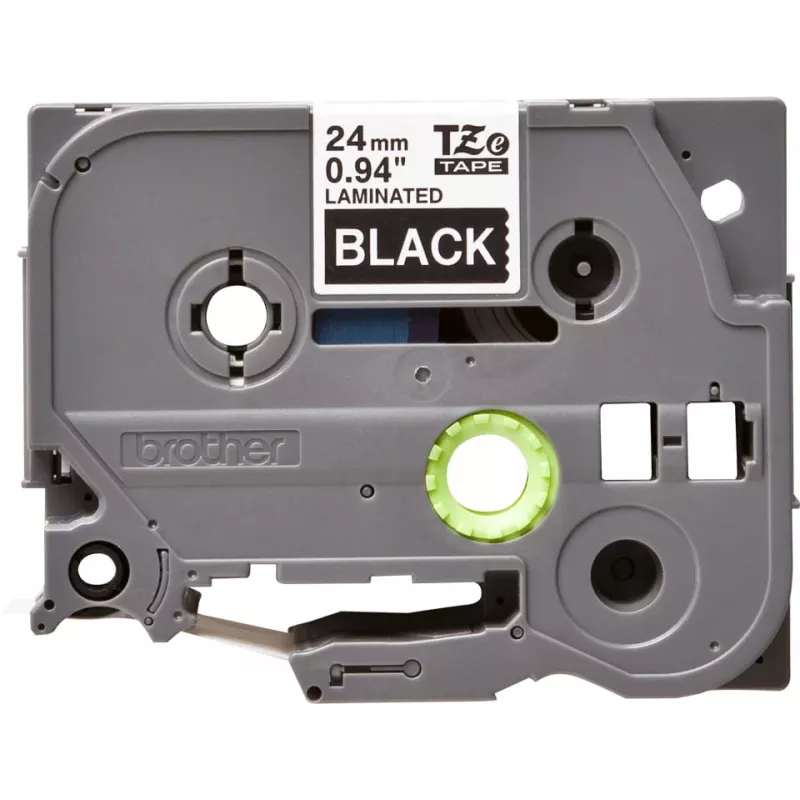 Label tape Brother TZe355 24mm White on Black