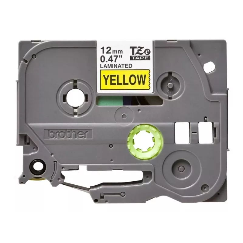 Label tape Brother TZe-631 (TZe) 12 mm x 8 m, black on yellow