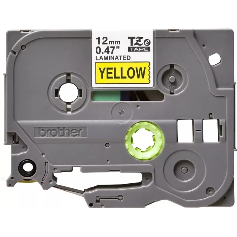 Label tape Brother TZe-631 (TZe) 12 mm x 8 m, black on yellow