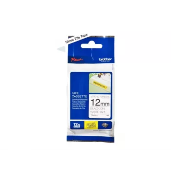 Adhesive Tape Brother TZeS231 Black on White 1.2 cm 8 m