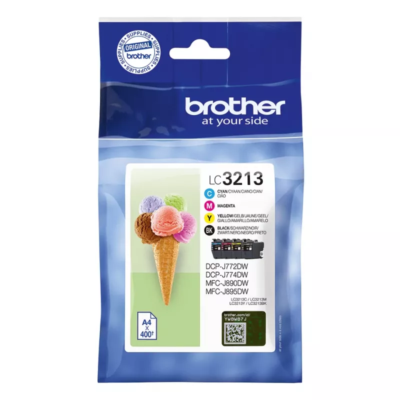 Cartridge Brother LC3213VALDR Black Cyan Magenta Yellow
