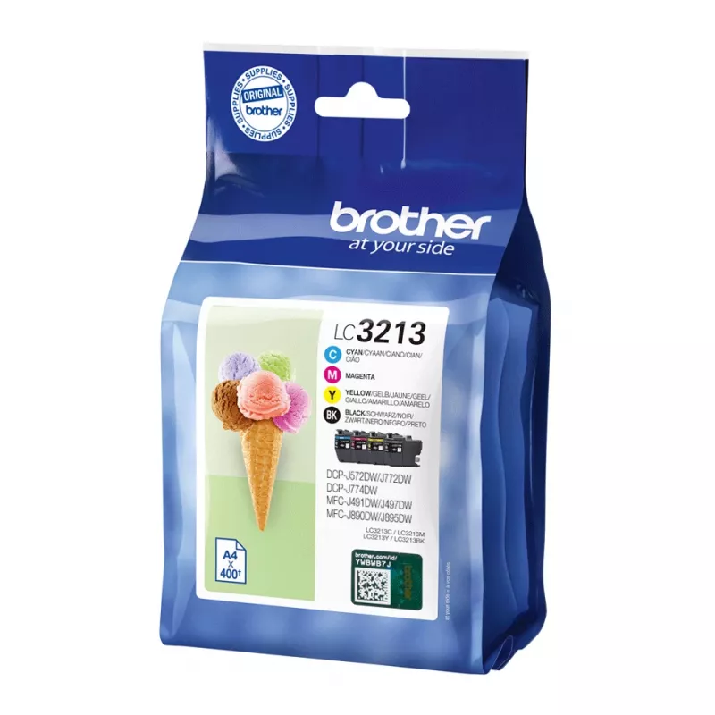 Cartridge Brother LC3213VALDR Black Cyan Magenta Yellow