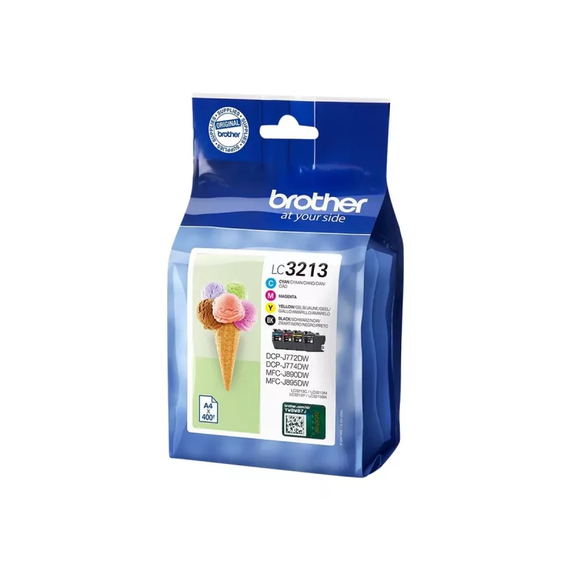 Cartridge Brother LC3213VALDR Black Cyan Magenta Yellow