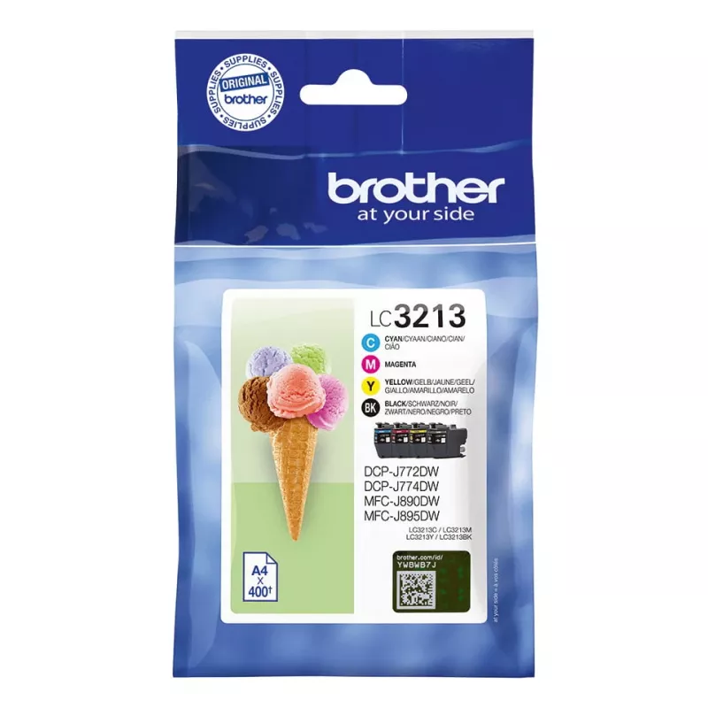 Cartridge Brother LC3213VALDR Black Cyan Magenta Yellow