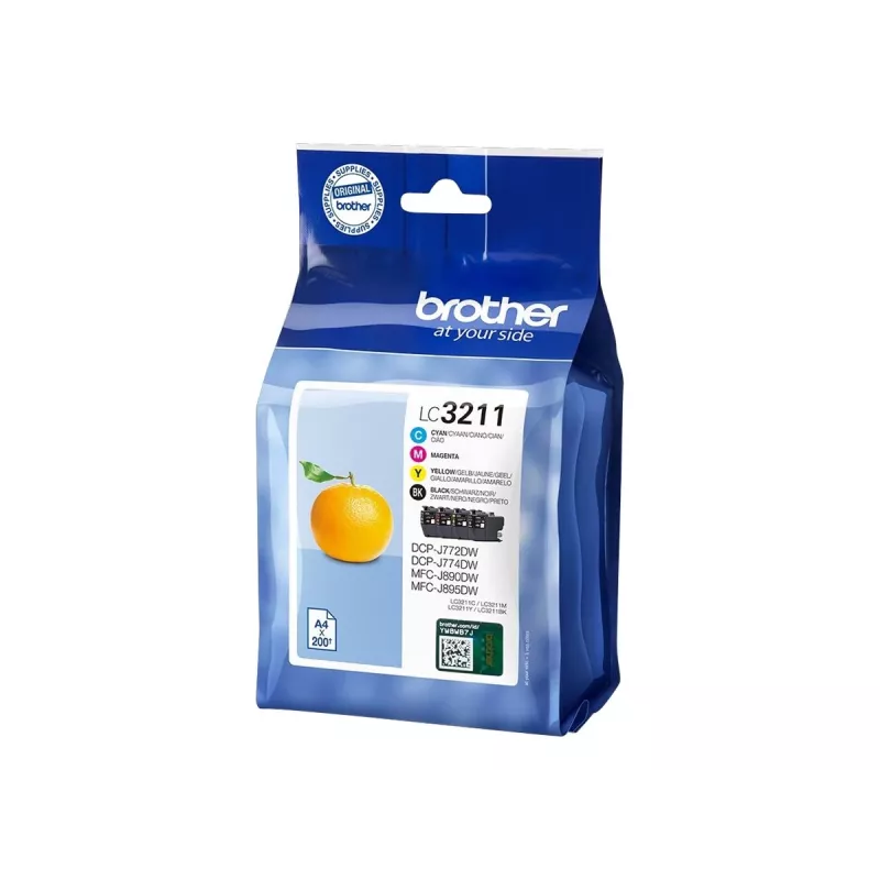 Cartridge Brother LC3211VALDR Black Cyan Magenta Yellow