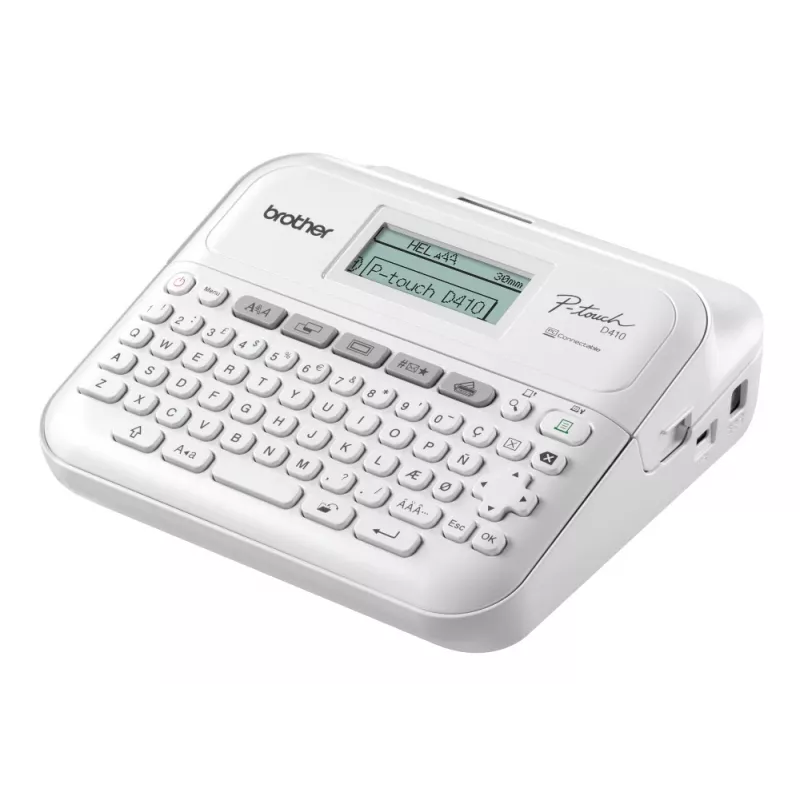 Label printer Brother PT-D410 portable mono thermal, white, tape up to 12 mm