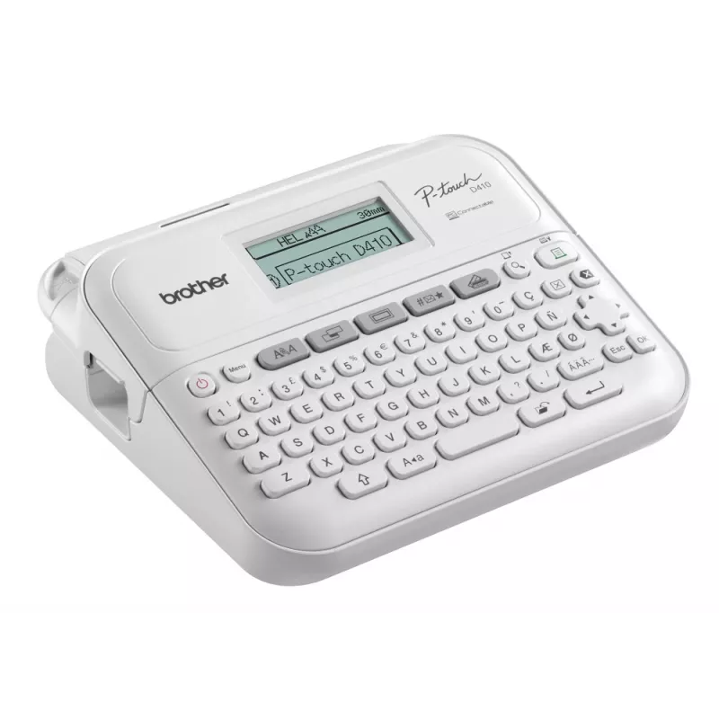 Label printer Brother PT-D410 portable mono thermal, white, tape up to 12 mm