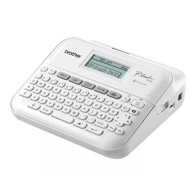 Label printer Brother PT-D410 portable mono thermal, white, tape up to 12 mm