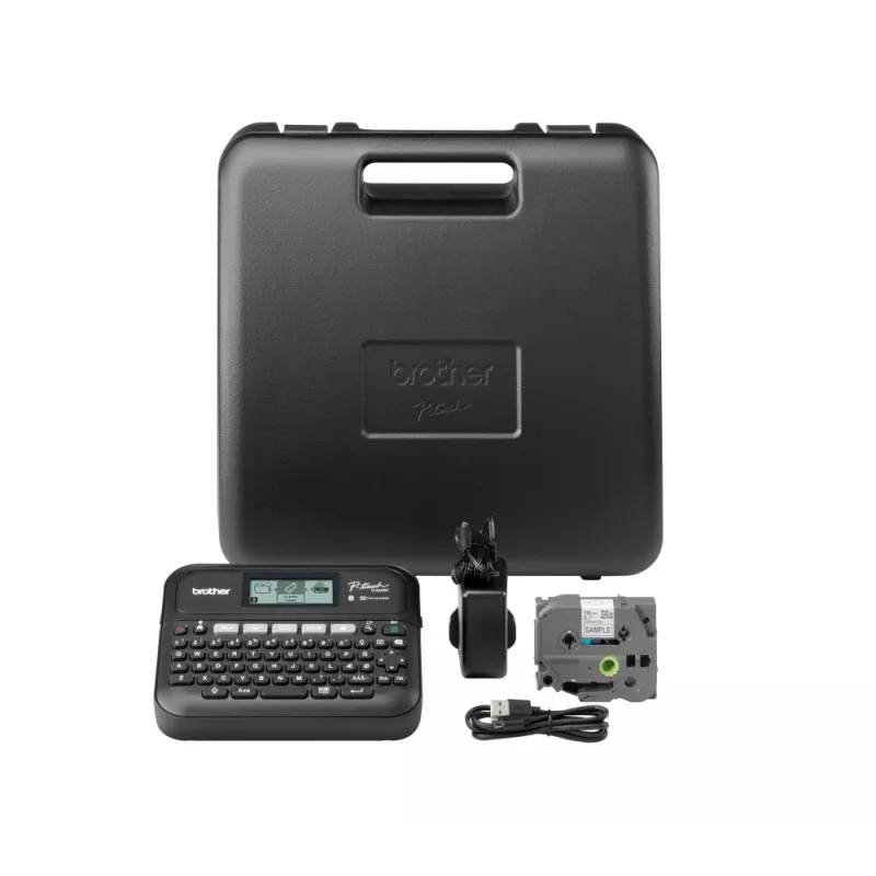 Label printer Brother PT-D460BTVP Thermal transfer 180×180 DPI 30 mm/s Wired & Bluetooth QWERTY TZe tape