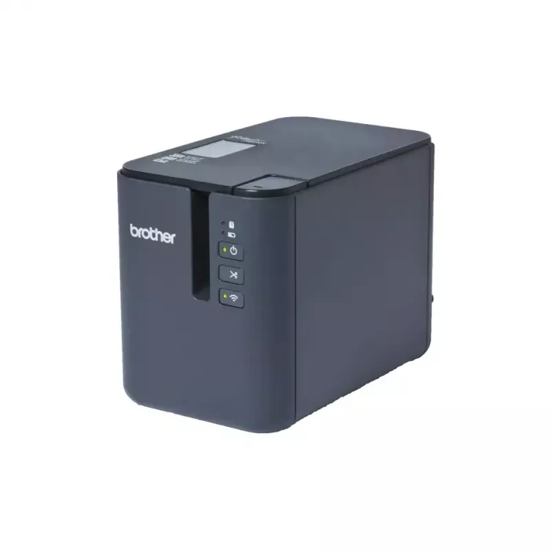 Thermal label printer Brother PT‑P900Wc Wi‑Fi — high‑resolution industrial label printing, supports die‑cut and continuous tapes