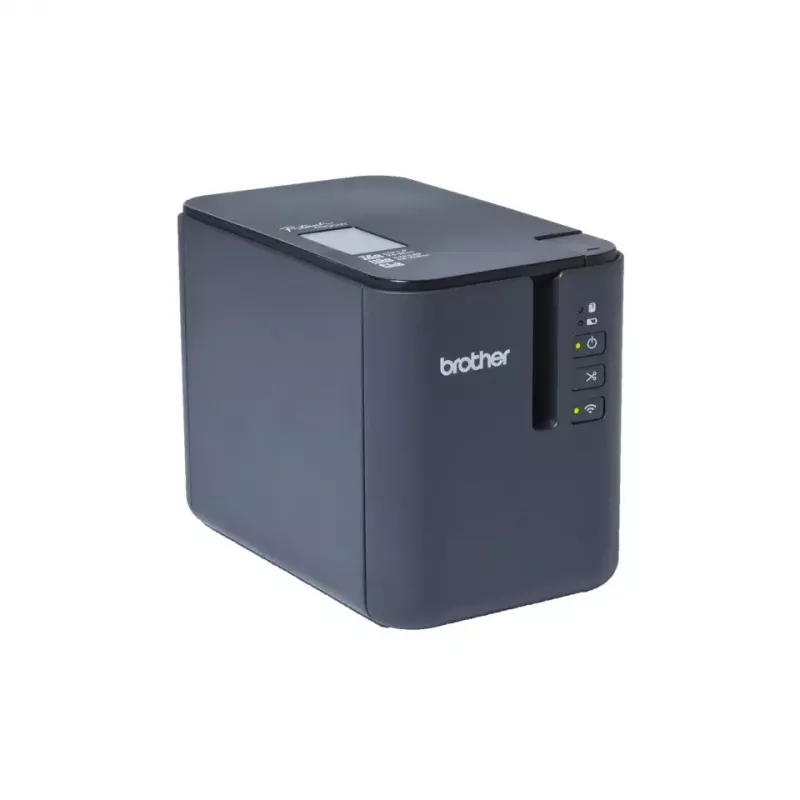 Thermal label printer Brother PT‑P900Wc Wi‑Fi — high‑resolution industrial label printing, supports die‑cut and continuous tapes