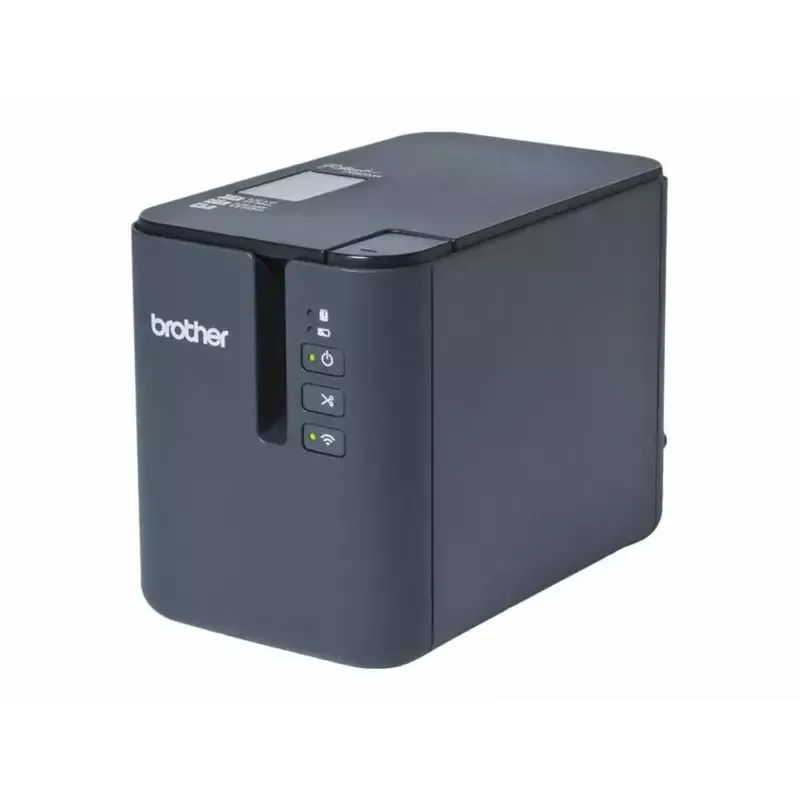 Thermal label printer Brother PT‑P900Wc Wi‑Fi — high‑resolution industrial label printing, supports die‑cut and continuous tapes