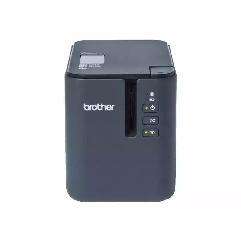 Thermal label printer Brother PT‑P900Wc Wi‑Fi — high‑resolution industrial label printing, supports die‑cut and continuous tapes