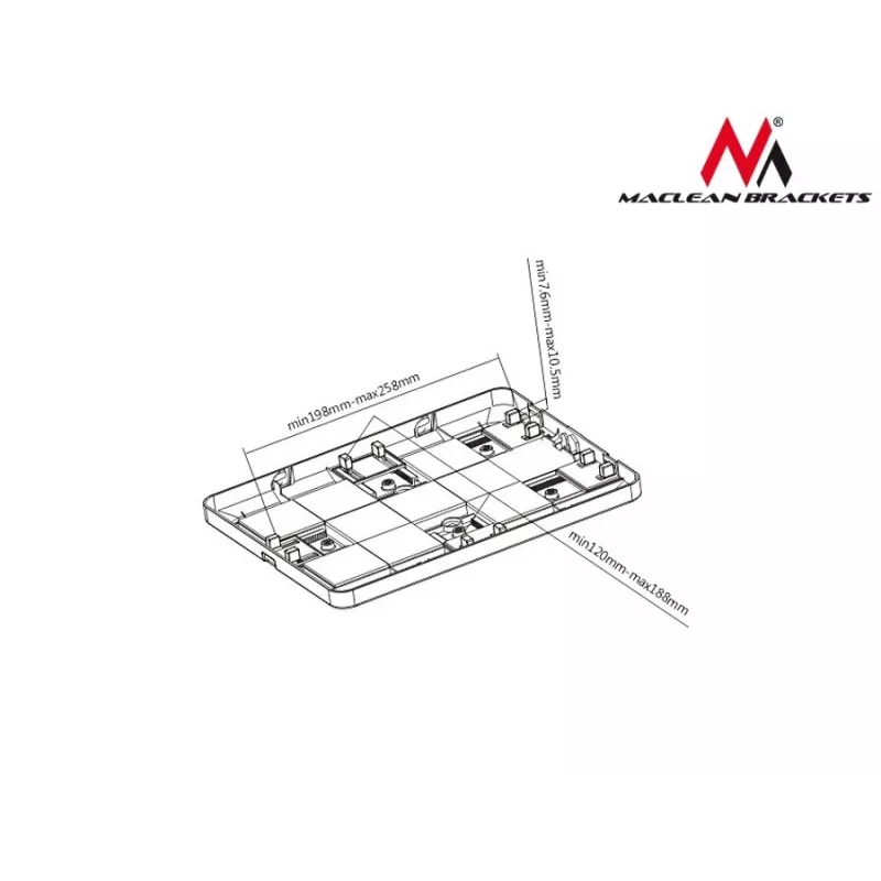 Passive holder Maclean MC-645