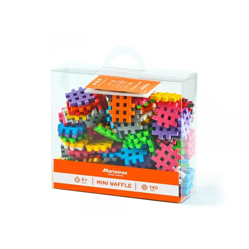 Marioinex Mini Waffle 140 building set — 140 pieces, multicolour, for ages 3+